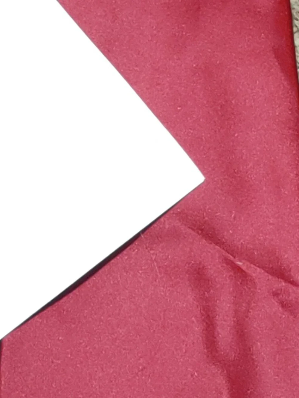 Angelo Corelli Necktie Red Solid Satin Wide Tie Designed in Italy Vintage 1980s